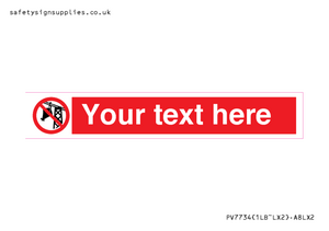 Custom prohibition do not fly kites near overhead electrical power lines